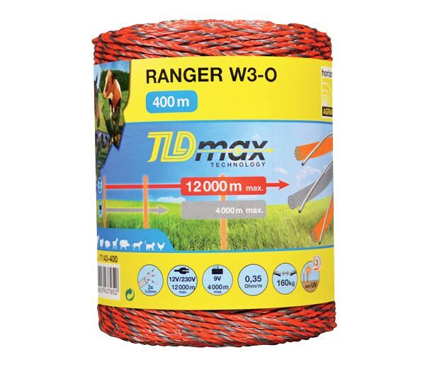 لوازم حیوانات خانگی HORIZONT plecionka Ranger W3-O TLD Max 400m super mocna