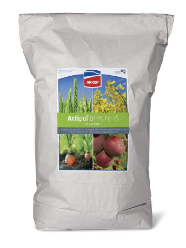 محرک رشد گیاه ACTIPOL D-Fe 15 Chelat Żelaza DTPA 25kg جدید
