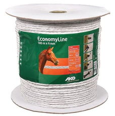 تجهیزات پرورش اسب Kramp linka lina plecionka EconomyLine 6 mm/500m/350kg