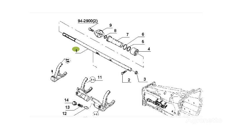 یاتاقان 6005025922 برای تراکتور چرخ دار Claas Ares 696