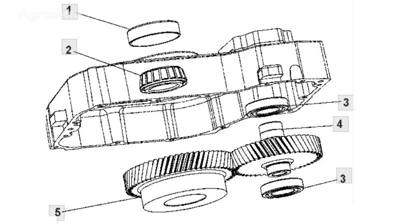 گیربکس John Deere 9620 DF500 YZ501769