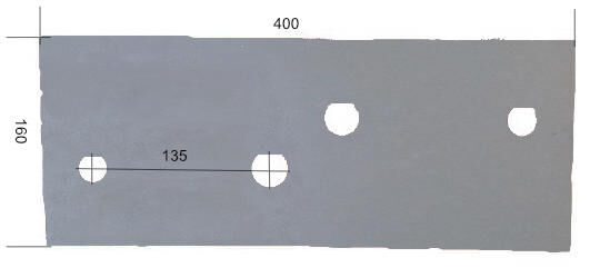 ورق جانبی HARDOX500 szeroka برای گاوآهن